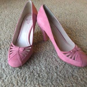 Plenty by Tracy Reese Pink Suede Pumps, Sz 40/10